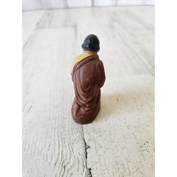 Vintage Germany Shepherd Joseph Nativity village mini Xmas decor - Picture 4 of 7